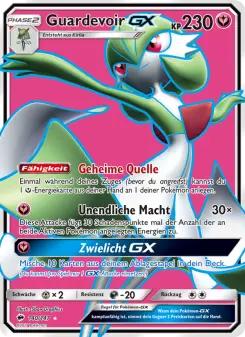 Pokémon-Karte Guardevoir GX 140/147