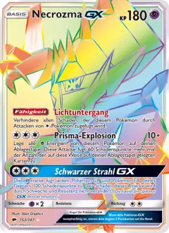 Pokémon-Karte Necrozma GX 153/147