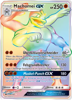 Pokémon-Karte Machomei GX 154/147