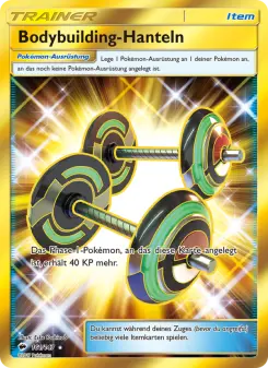 Pokémon-Karte Bodybuilding-Hanteln 161/147