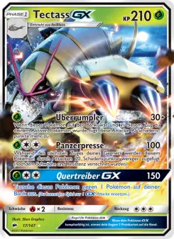 Pokémon-Karte Tectass GX 017/147