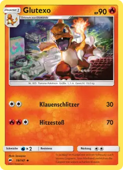 Pokémon-Karte Glutexo 019/147