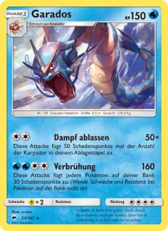 Pokémon-Karte Garados 033/147