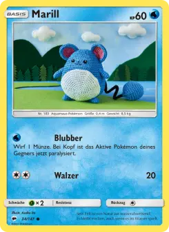 Pokémon-Karte Marill 034/147