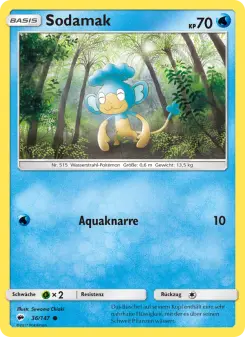 Pokémon-Karte Sodamak 036/147