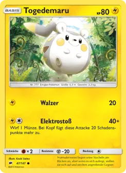 Pokémon-Karte Togedemaru 047/147