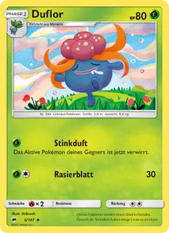 Pokémon-Karte Duflor 005/147