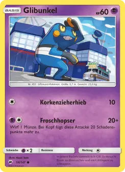 Pokémon-Karte Glibunkel 054/147