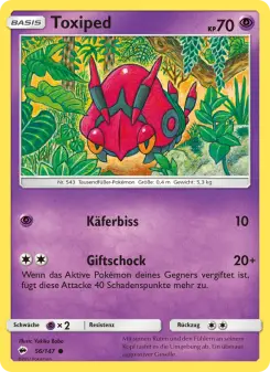 Pokémon-Karte Toxiped 056/147