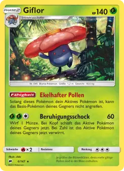Pokémon-Karte Giflor 006/147
