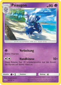 Pokémon-Karte Psiaugon 060/147