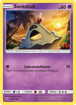 Pokémon-Karte Sankabuh 061/147