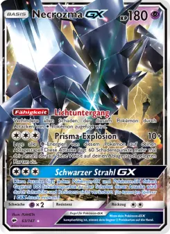 Pokémon-Karte Necrozma GX 063/147