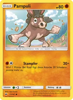 Pokémon-Karte Pampuli 077/147
