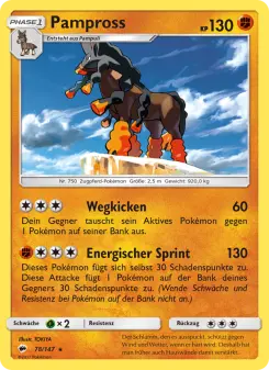 Pokémon-Karte Pampross 078/147