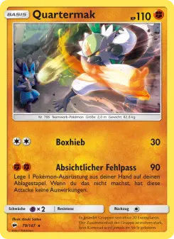 Pokémon-Karte Quartermak 079/147