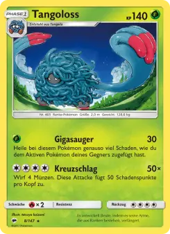 Pokémon-Karte Tangoloss 008/147