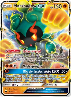 Pokémon-Karte Marshadow GX 080/147