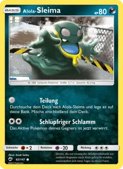 Pokémon-Karte Alola-Sleima 083/147