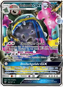 Pokémon-Karte Alola-Sleimok GX 084/147