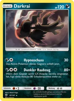 Pokémon-Karte Darkrai 087/147