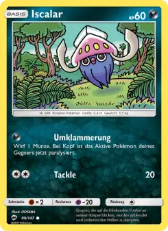 Pokémon-Karte Iscalar 089/147
