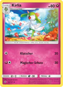 Pokémon-Karte Kirlia 092/147