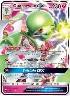 Pokémon-Karte Guardevoir GX 093/147