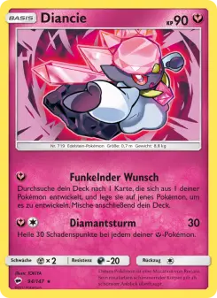 Pokémon-Karte Diancie 094/147