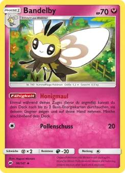 Pokémon-Karte Bandelby 096/147