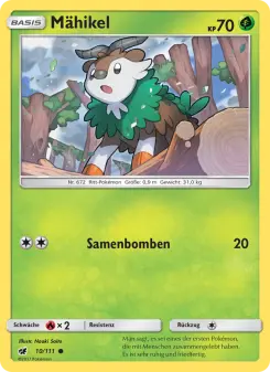 Pokémon-Karte Mähikel 010/111