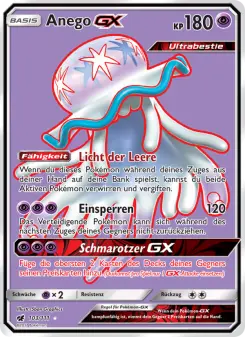 Pokémon-Karte Anego GX 103/111