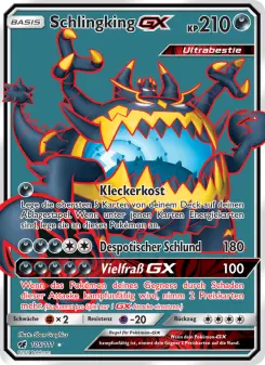 Pokémon-Karte Schlingking GX 105/111