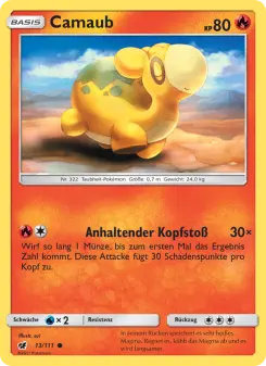 Pokémon-Karte Camaub 013/111