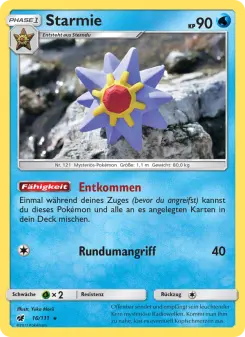 Pokémon-Karte Starmie 016/111