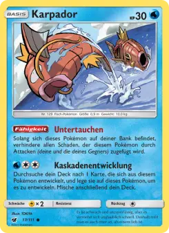 Pokémon-Karte Karpador 017/111