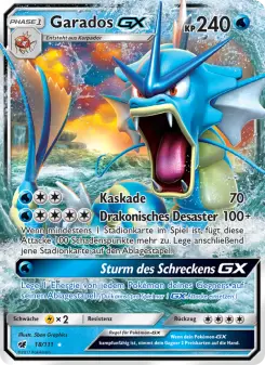 Pokémon-Karte Garados GX 018/111