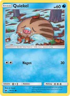 Pokémon-Karte Quiekel 019/111