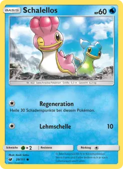 Pokémon-Karte Schalellos 029/111
