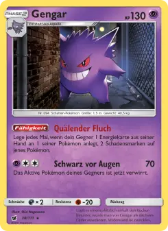 Pokémon-Karte Gengar 038/111