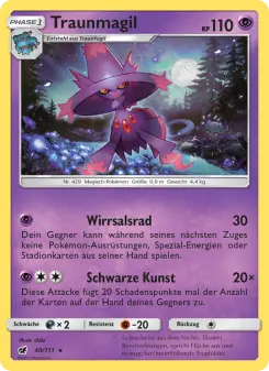 Pokémon-Karte Traunmagil 040/111