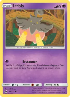 Pokémon-Karte Irrbis 044/111