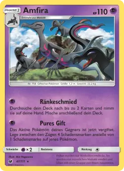 Pokémon-Karte Amfira 047/111