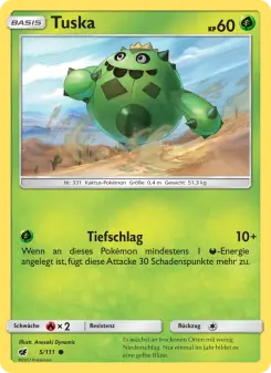 Pokémon-Karte Tuska 005/111