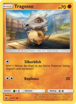 Pokémon-Karte Tragosso 052/111