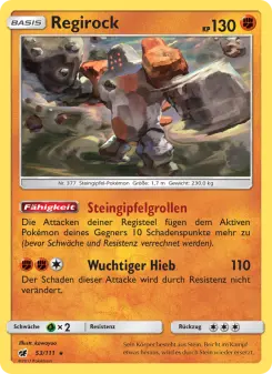 Pokémon-Karte Regirock 053/111