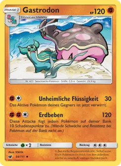 Pokémon-Karte Gastrodon 054/111