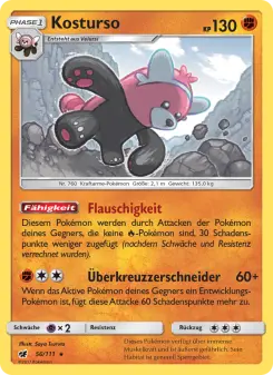 Pokémon-Karte Kosturso 056/111