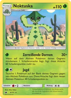 Pokémon-Karte Noktuska 006/111