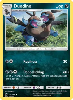 Pokémon-Karte Duodino 061/111